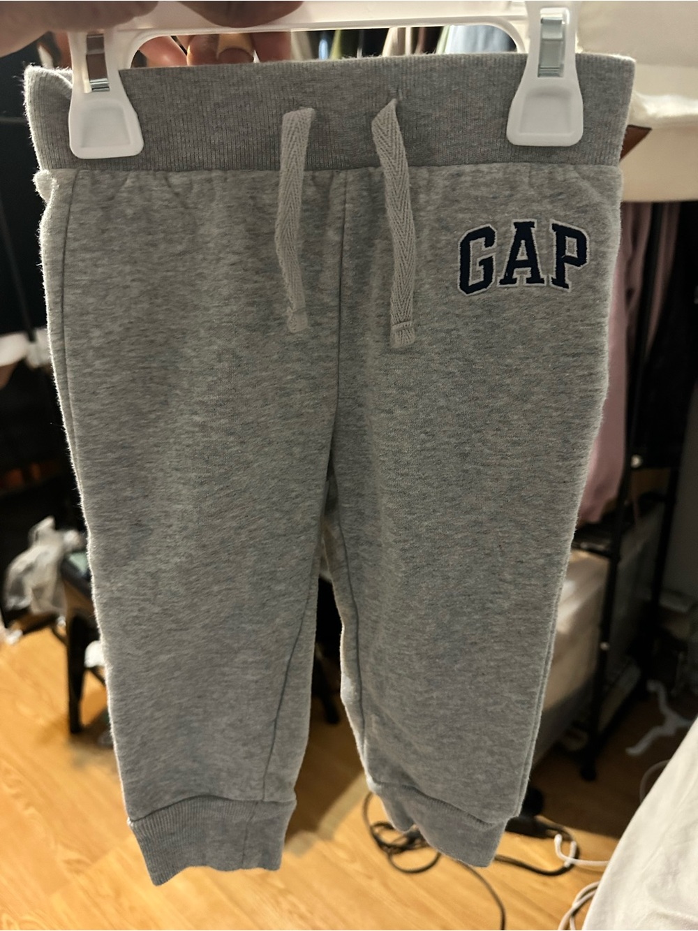 GAP Gray Toddler Sweatpants with Drawstring